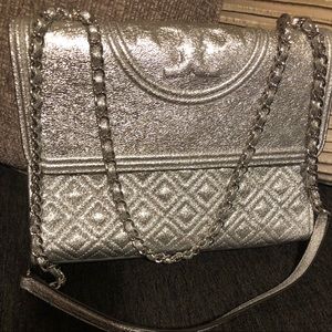 Silver Chain Medium Tory Burch Shoulder Bag